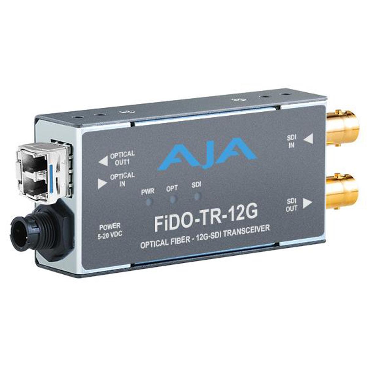 Image of AJA FiDO-TR-12G 1-Channel 12G-SDI/LC Single-Mode LC Fiber Transceiver