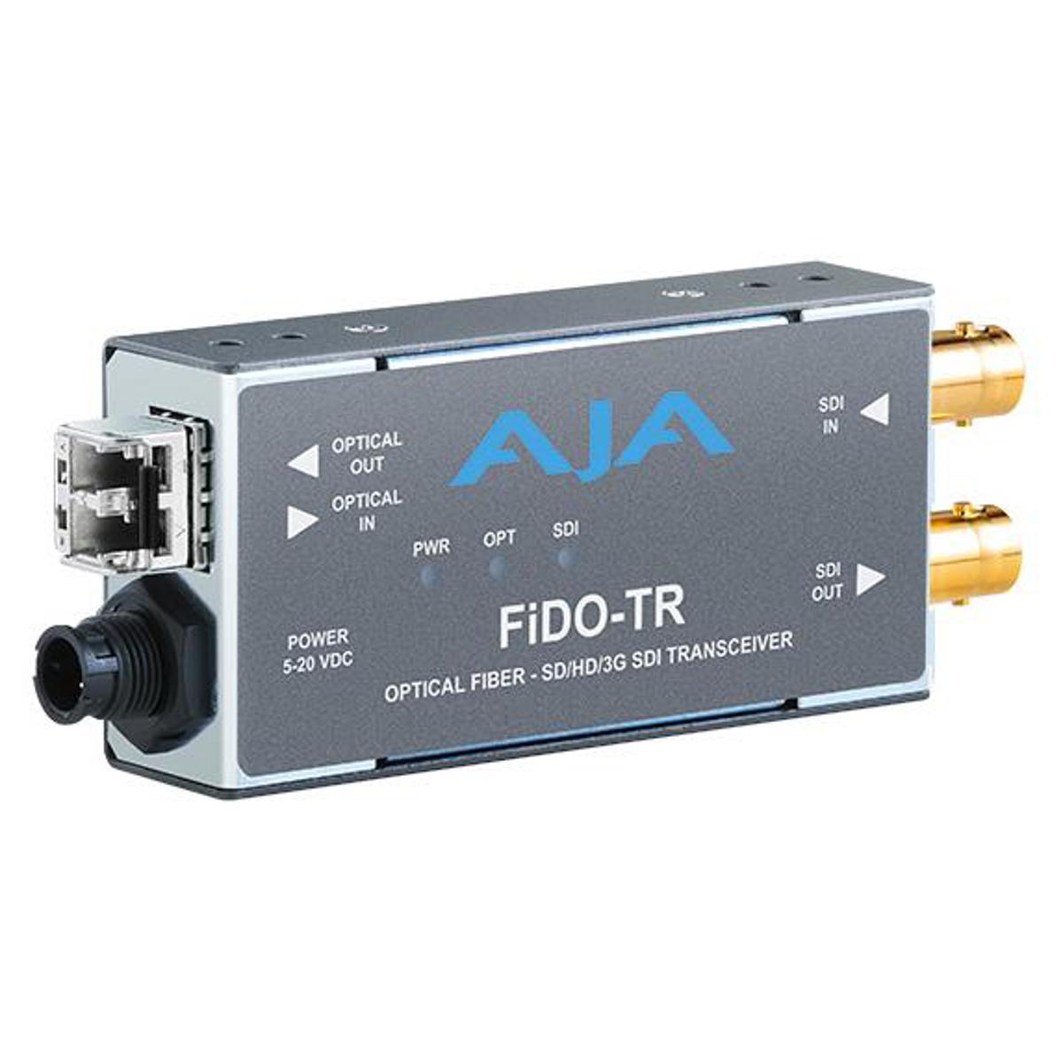 Image of AJA FiDO-TR-MM 1-Channel 3G-SDI/LC Multi-Mode LC Fiber Transceiver