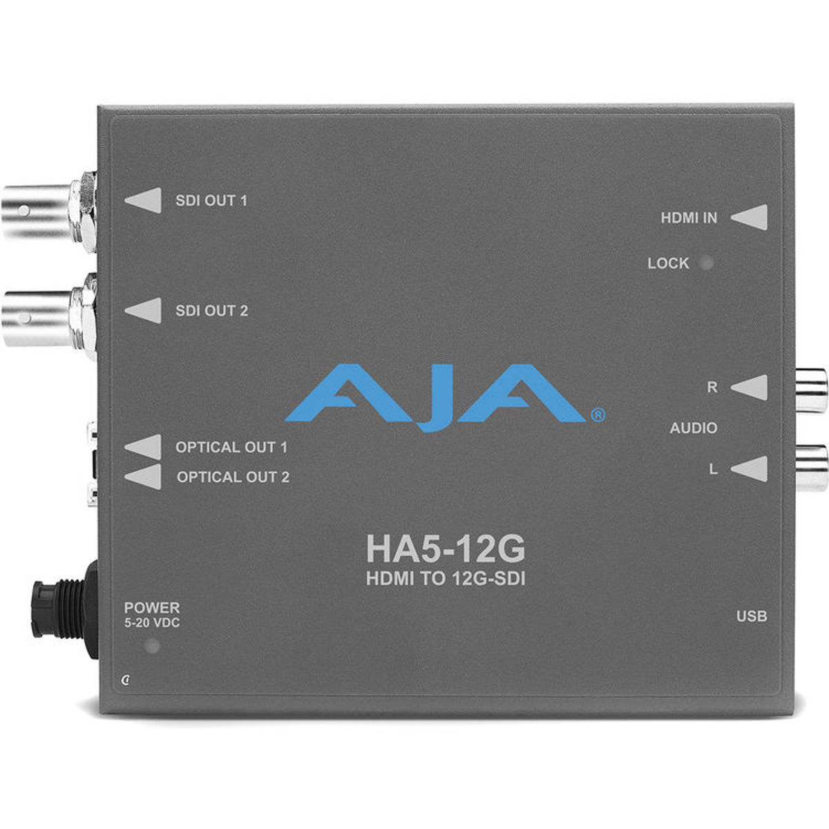 

AJA HA5-12G HDMI 2.0 to 12G-SDI Mini-Converter