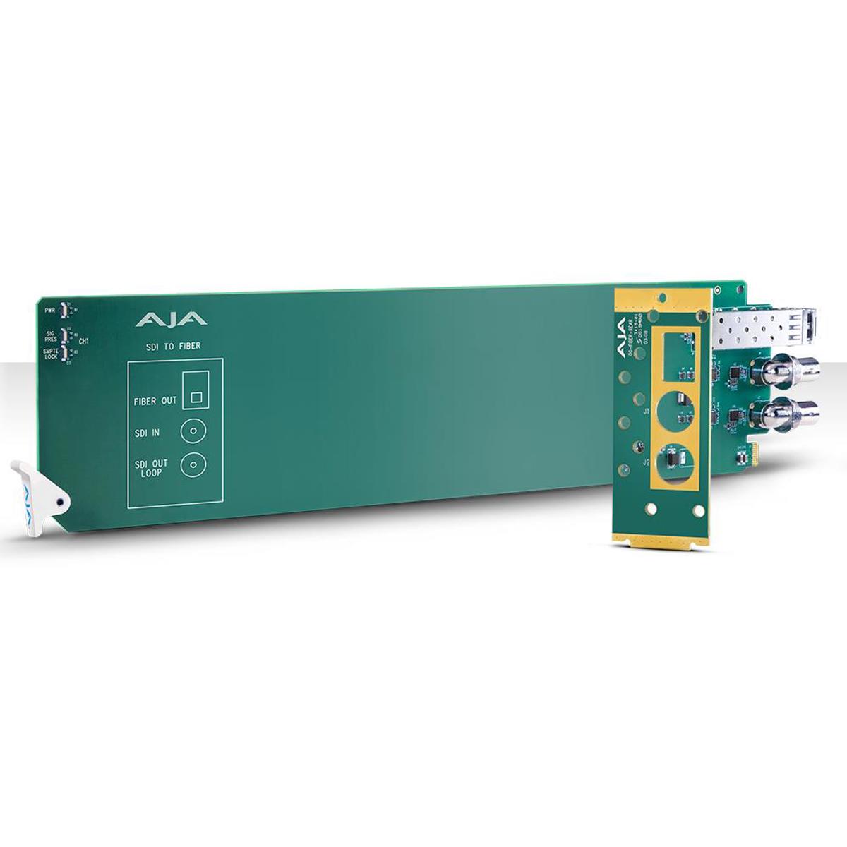 

AJA OG-FIBER-T-MM openGear 1-Channel 3G-SDI to Multi-Mode LC Fiber Transmitter