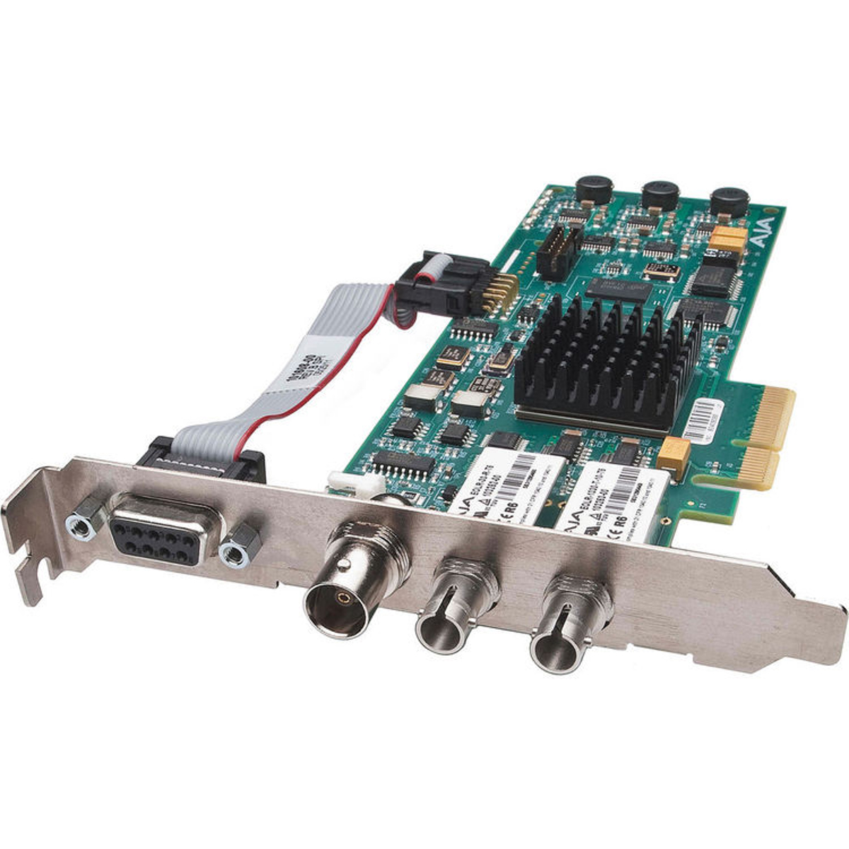 

AJA 4-Lane PCIE Card with 3G/HD/SD Fiber I/O
