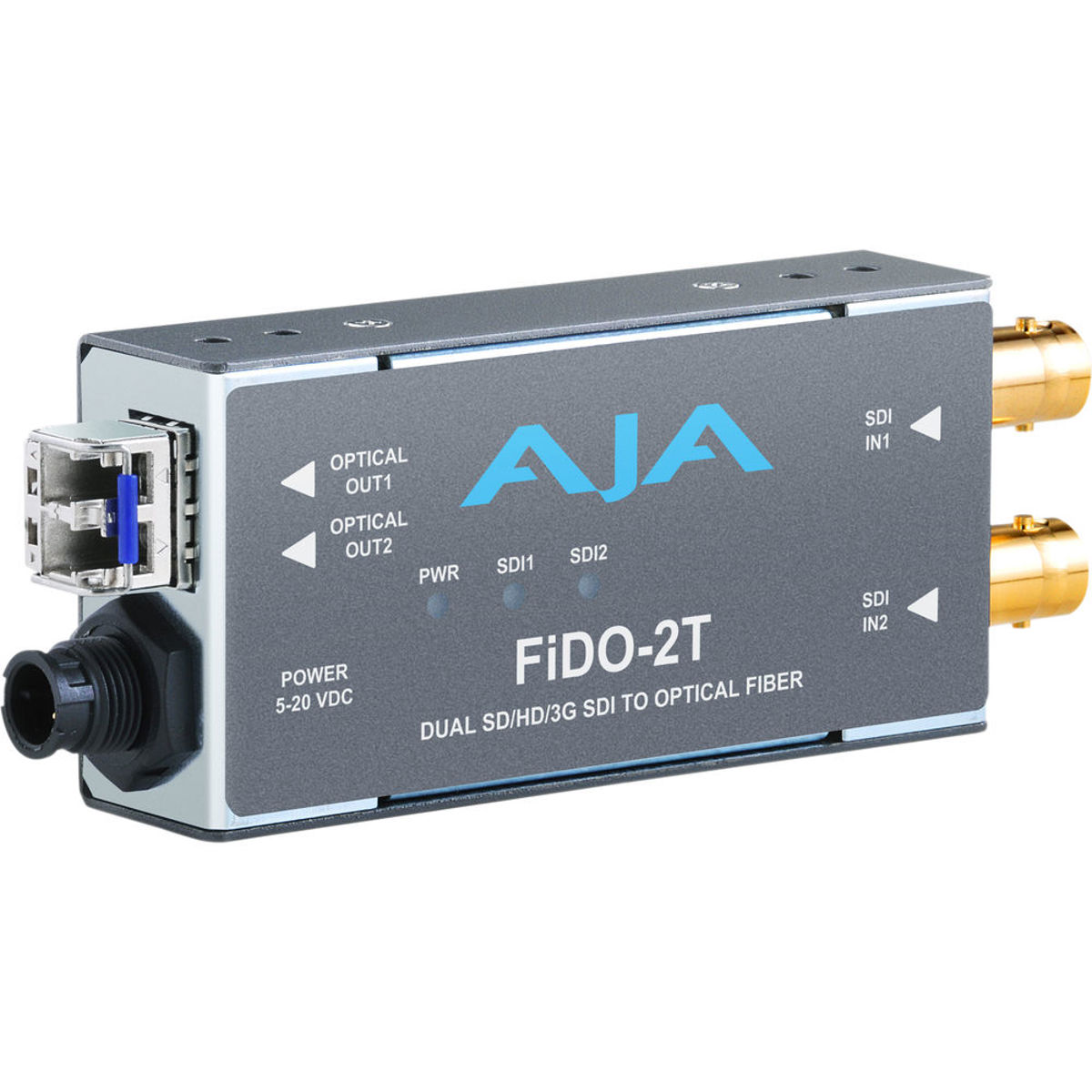 

AJA FiDO Dual Channel SDI to LC Fiber Mini Converter with CWDM