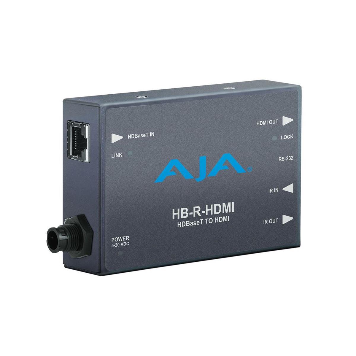 Image of AJA HB-R-HDMI HDBaseT to HDMI Converter