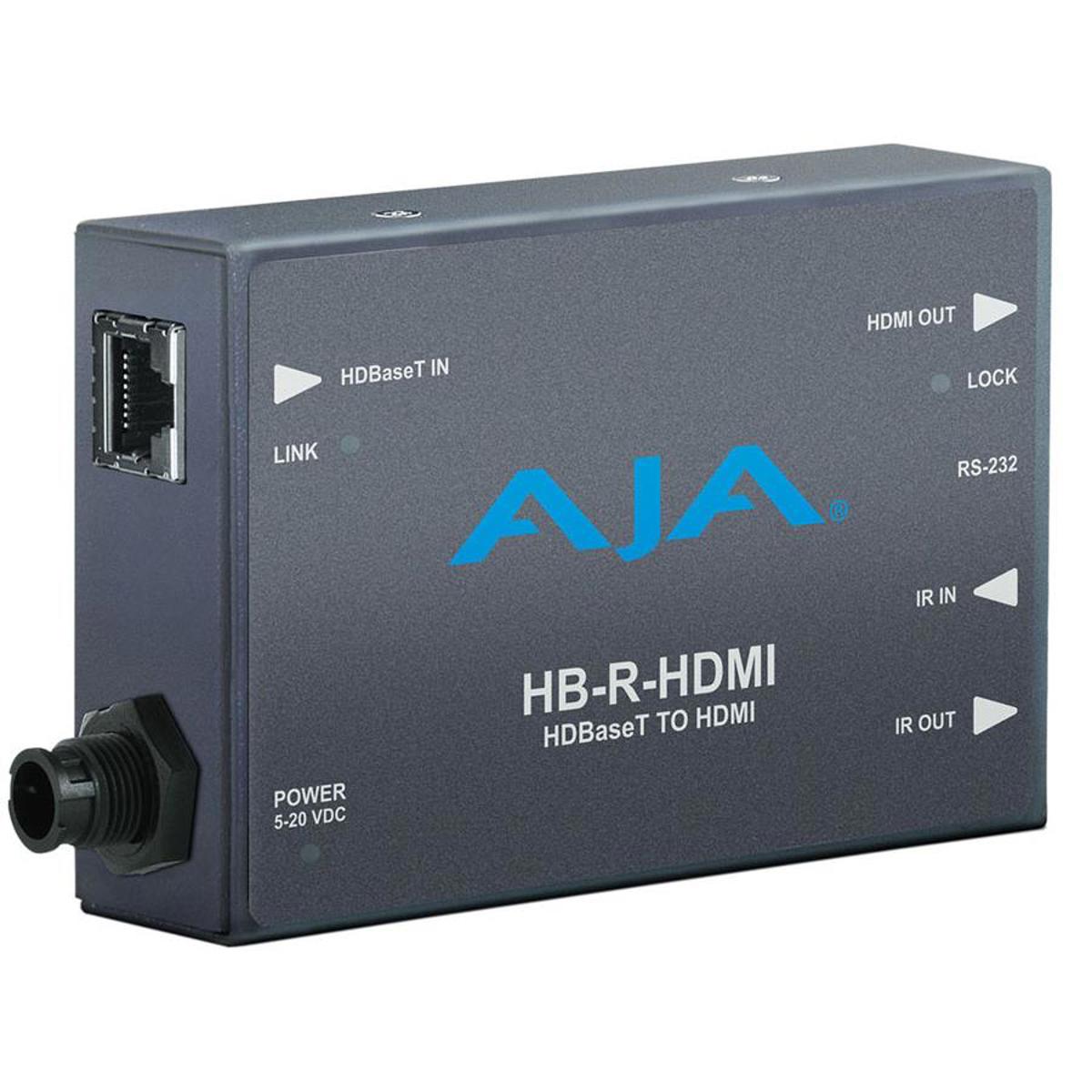 Image of AJA HB-R-HDMI HDBaseT to HDMI Converter