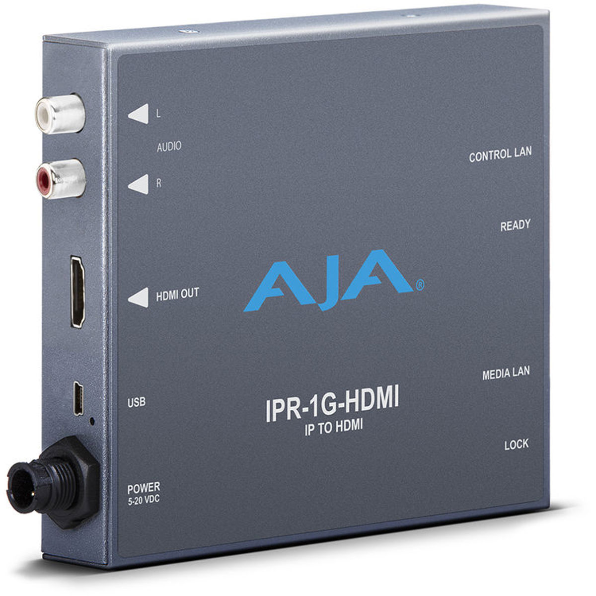 Image of AJA JPEG 2000 IP Video &amp; Audio to HDMI Converter