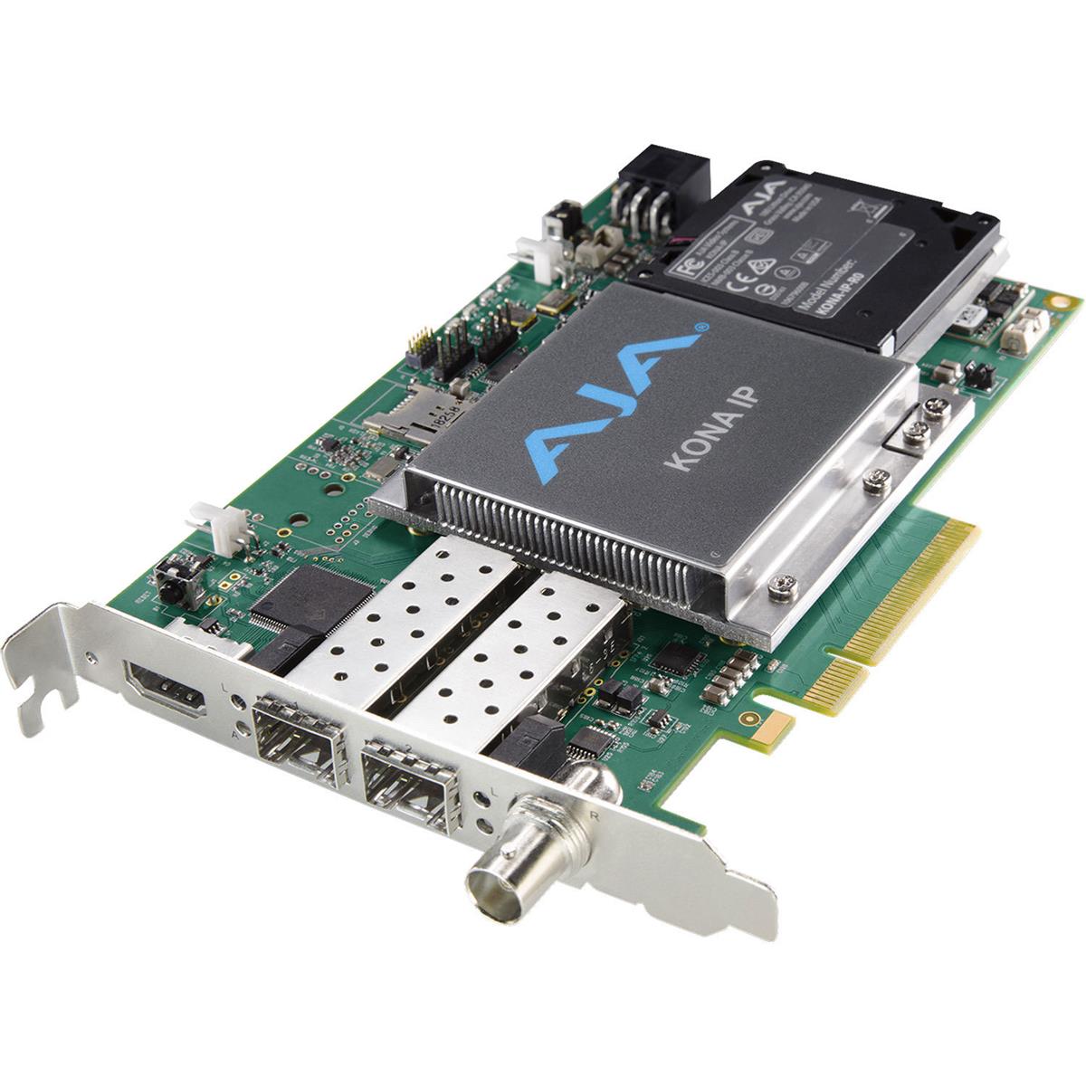 Image of AJA KONA IP Video/Audio I/O Card with 8-Lane PCIe 2.0 and HDMI Monitoring Output