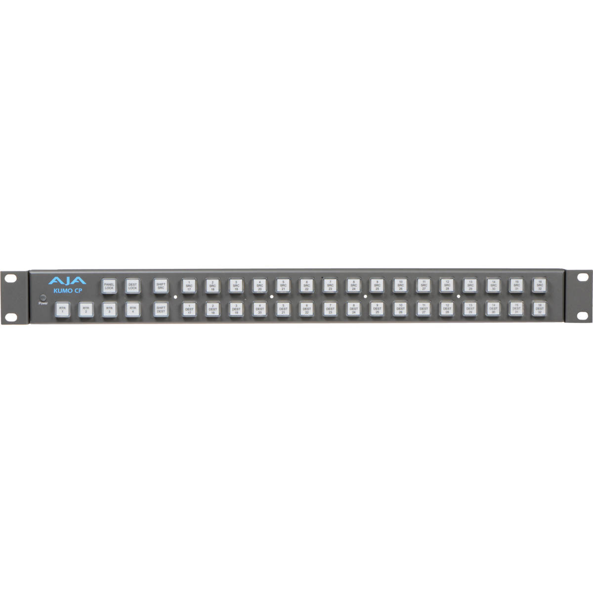 

AJA KUMO-CP 1RU Hardware Control Panel