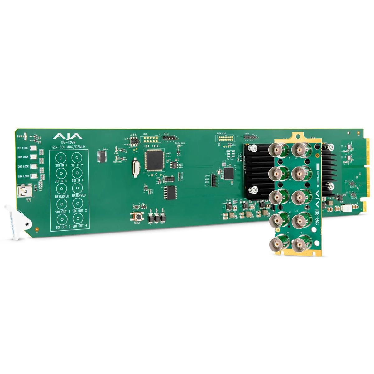 

AJA OG-12GM openGear 12G-SDI to/from SDI Muxer/DeMuxer
