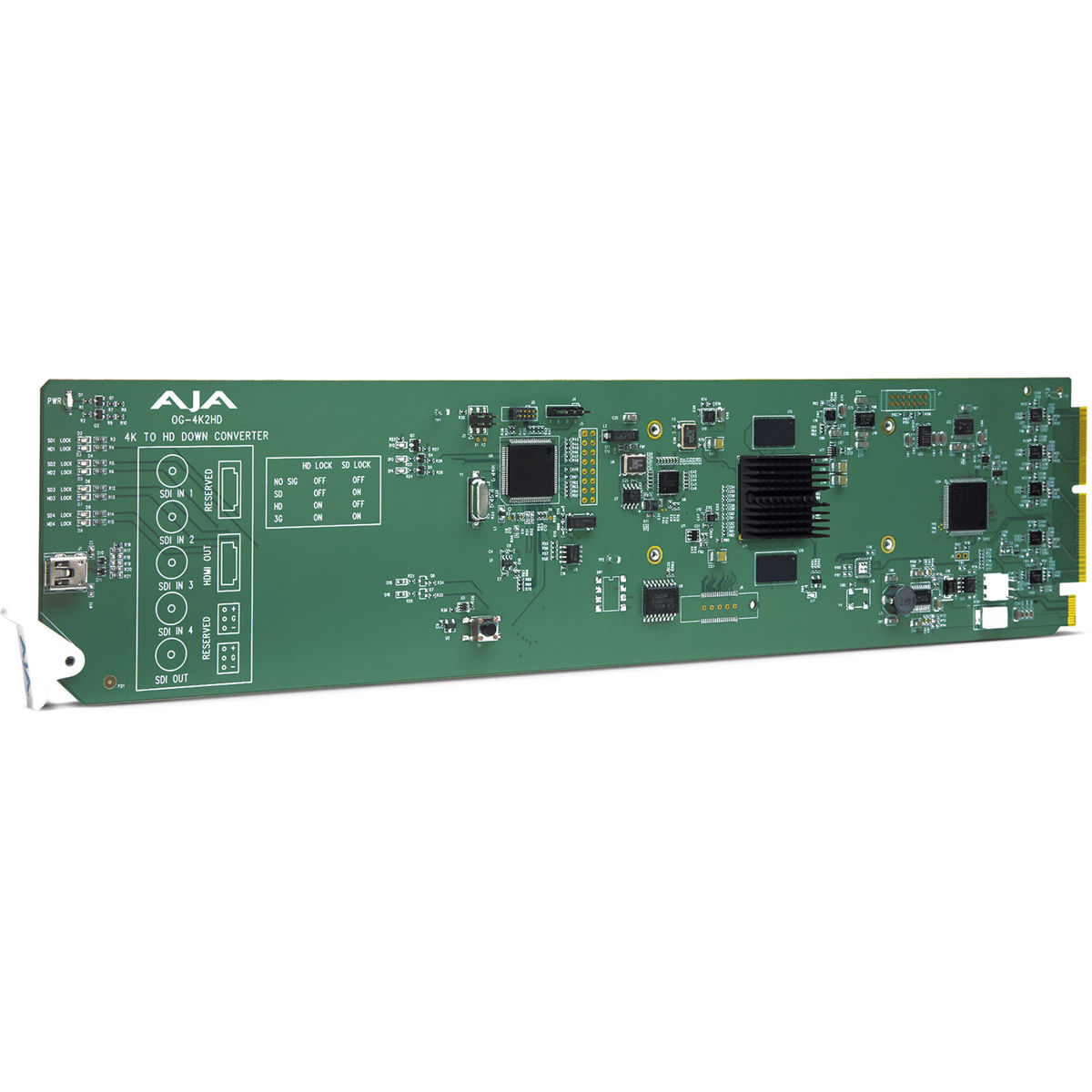 

AJA OG-4K2HD openGear 4K/UltraHD-SDI to 3G-SDI Down-Converter