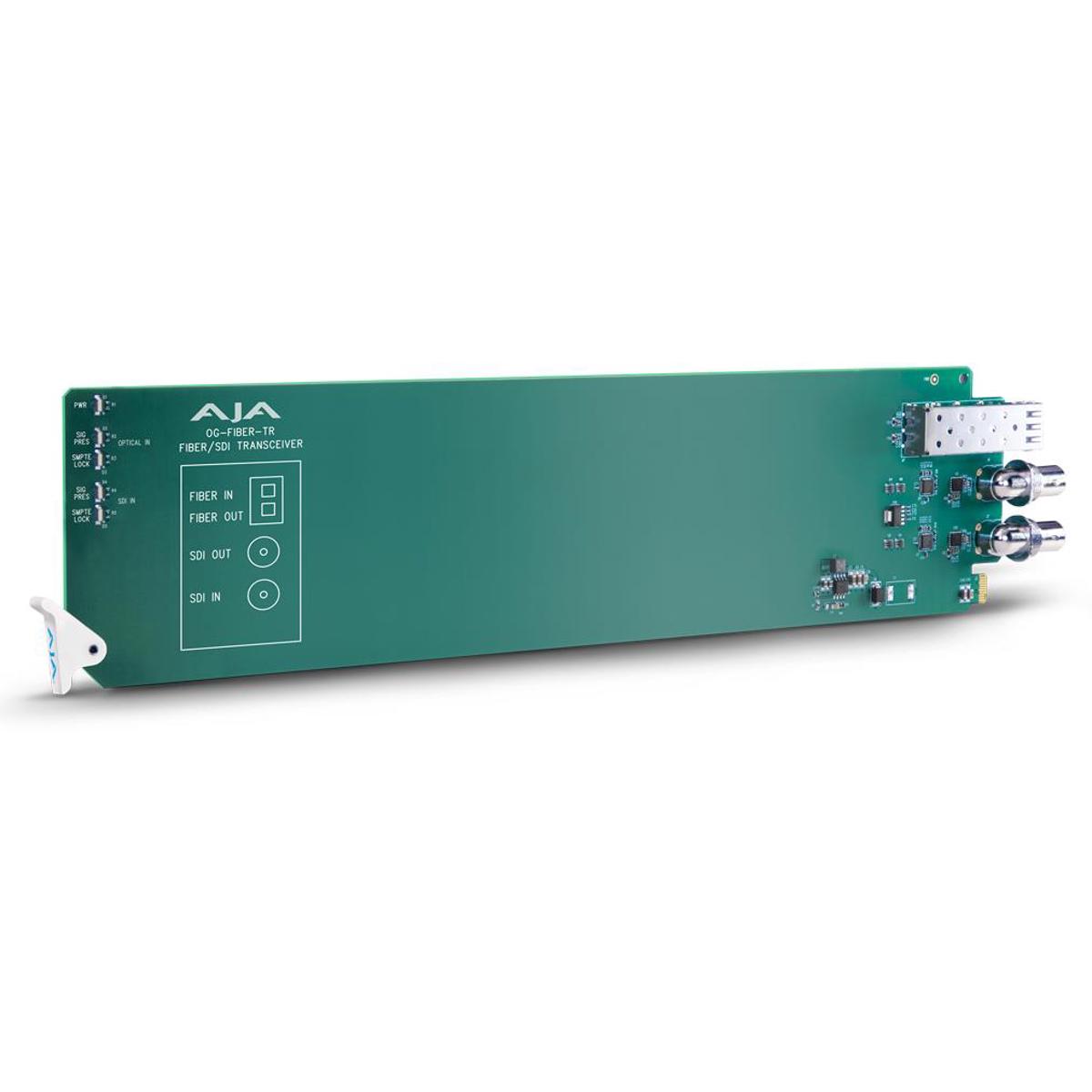 

AJA openGear 1-Channel SDI/Fiber to Fiber/SDI Transceiver