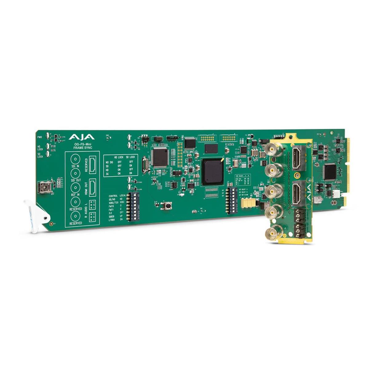 Image of AJA OG-FS-Mini 3G-SDI Utility Frame Synchronizer with DashBoard Support