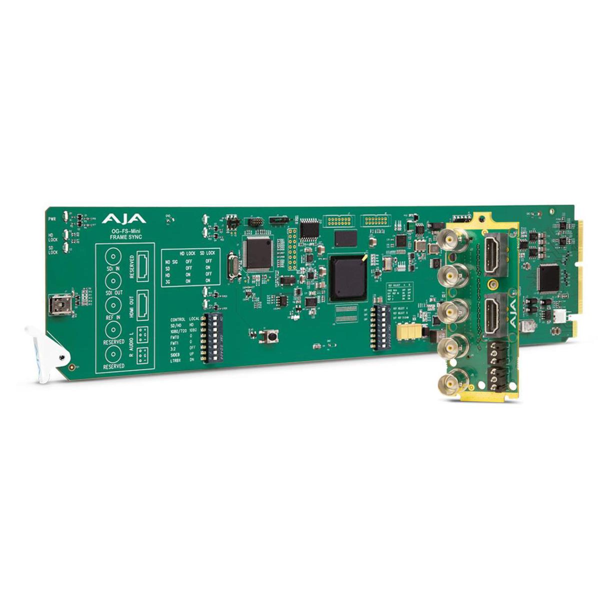 Image of AJA OG-FS-Mini 3G-SDI Utility Frame Synchronizer with DashBoard Support