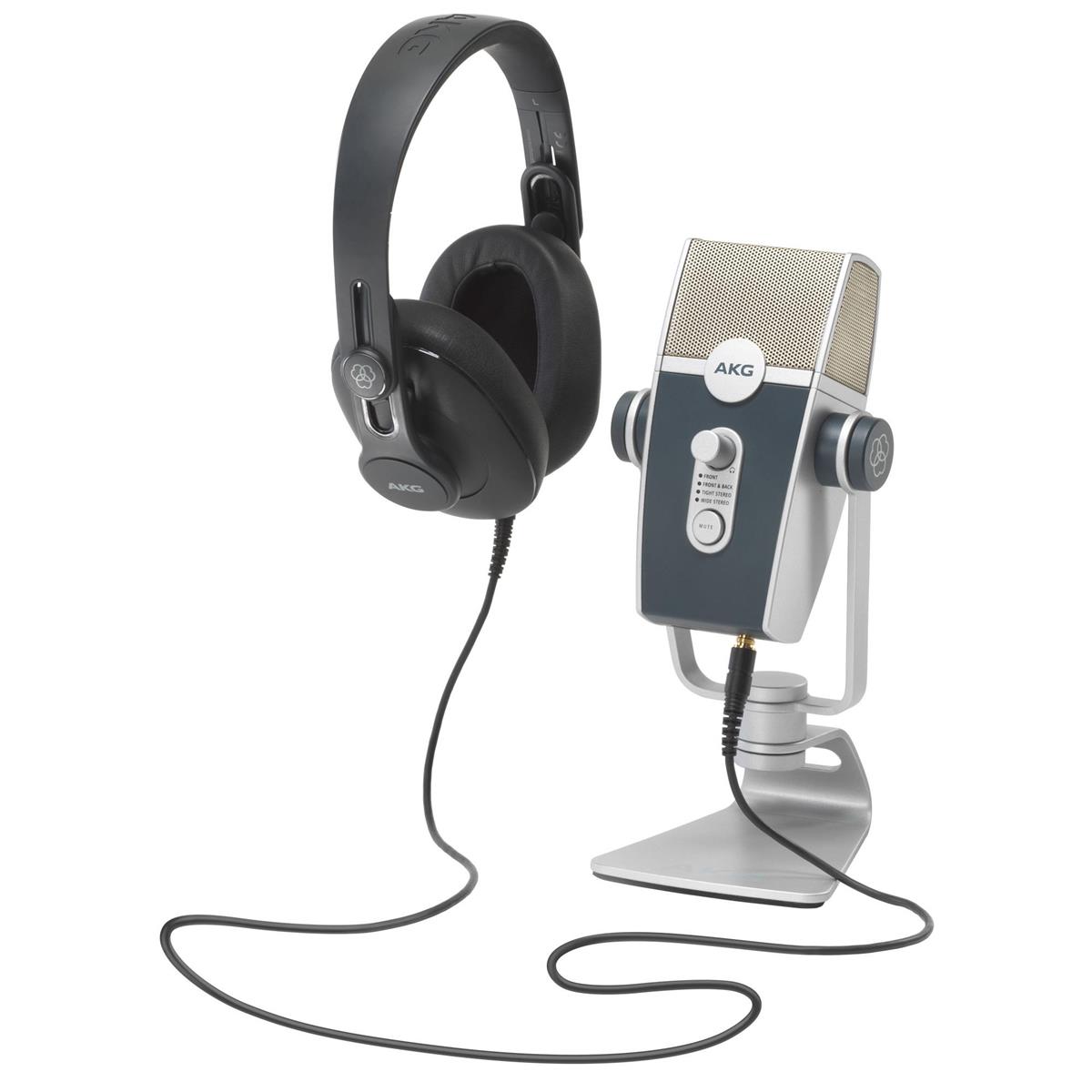 Image of AKG Podcaster Essentials Kit: Lyra USB Mic &amp; K371 Headphones