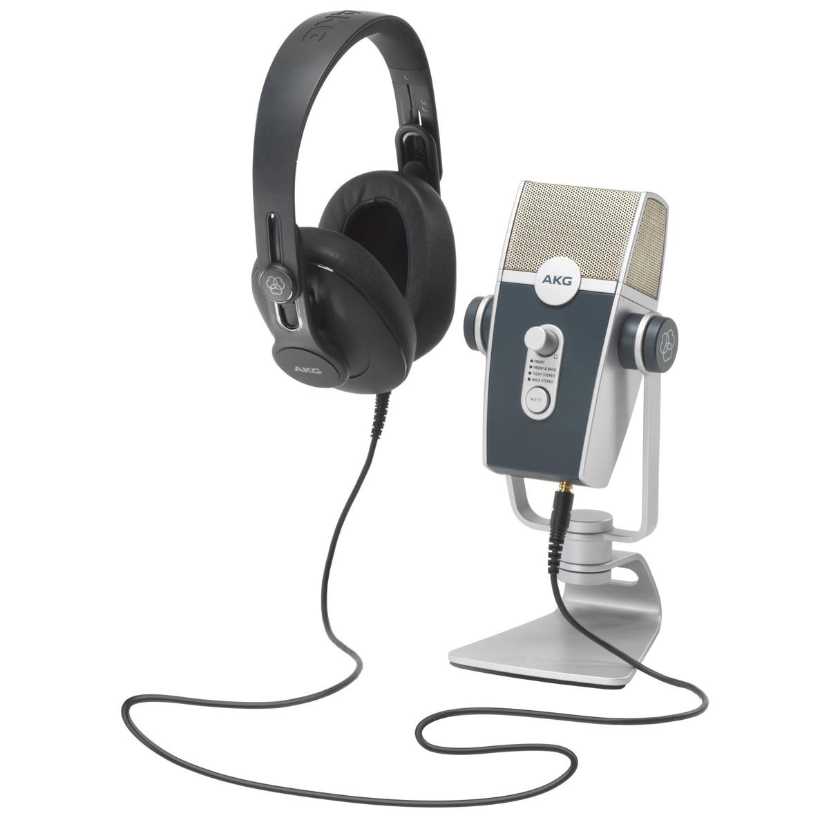 

AKG Podcaster Essentials Kit: Lyra USB Mic & K371 Headphones