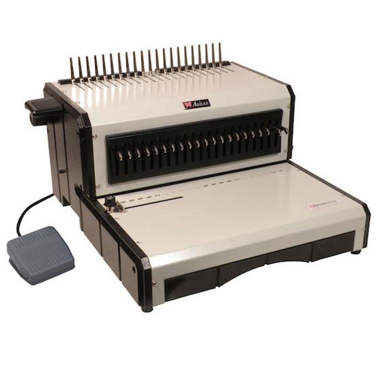 

Akiles AlphaBind-CE 12" Heavy Duty Electric Comb Punch and Binding Machine