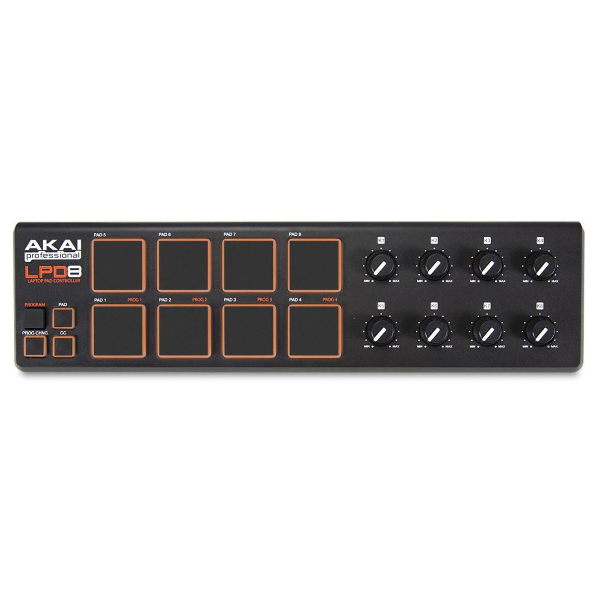 

Akai LPD8 Laptop Pad Controller