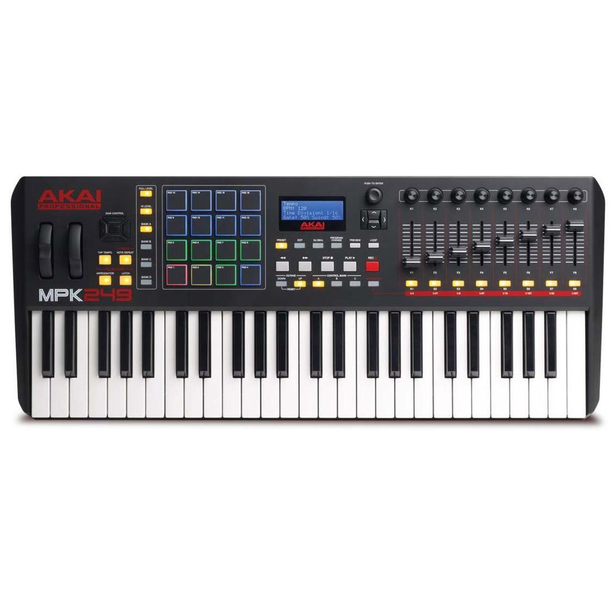 Image of Akai MPK249 49-Keys USB/MIDI Performance Keyboard Controller