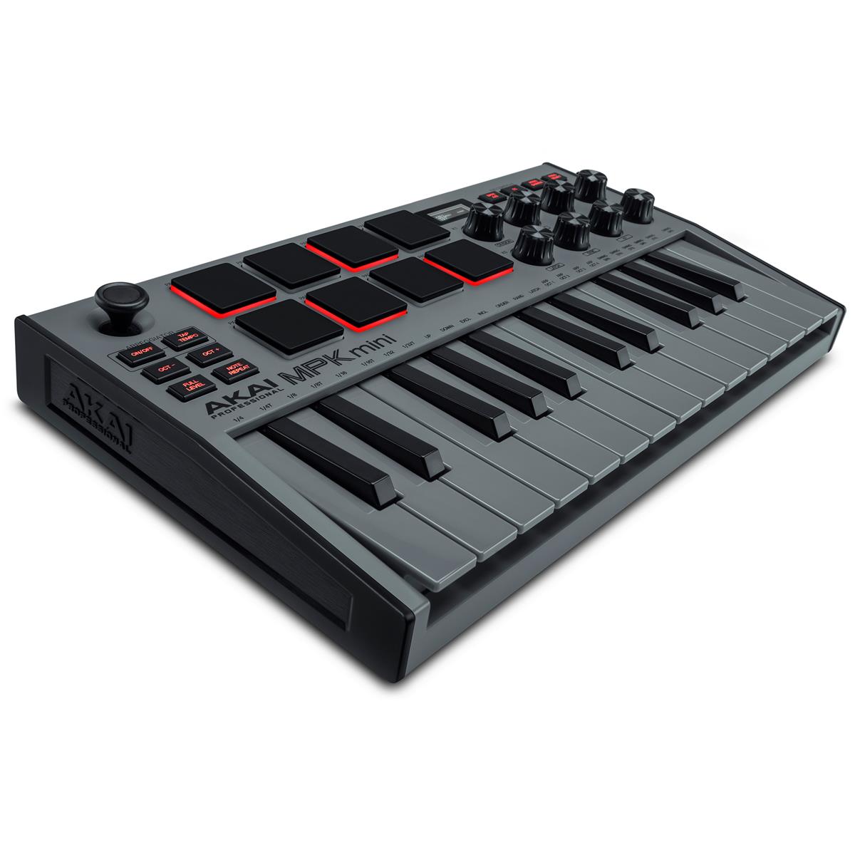 Akai MPK Mini MK3 25-Key MIDI Controller, Gray -  MPKMINI3G