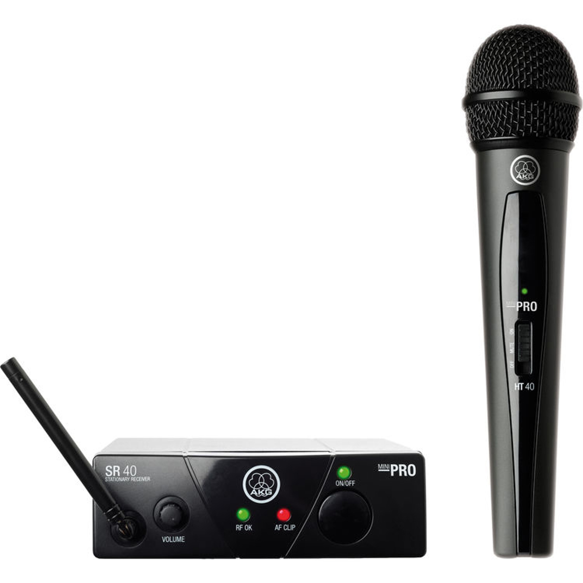 

AKG WMS40 Mini Single Vocal Set Wireless Mic System, Frequency Band: D