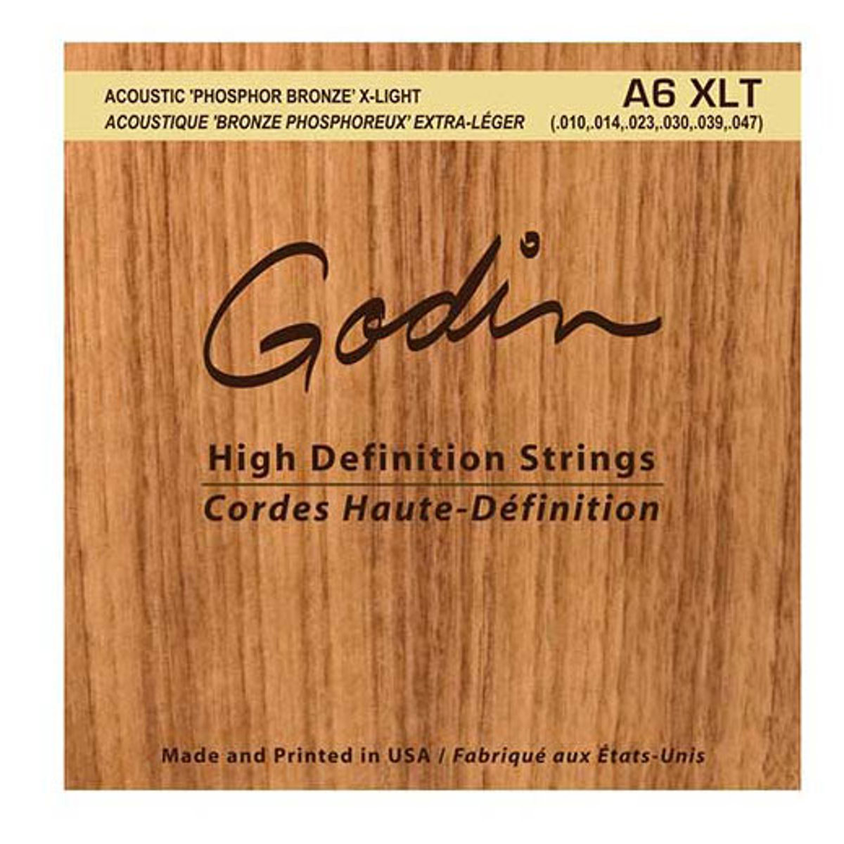 Image of Art &amp; Lutherie A6 XLT Phosphor Bronze Strings for Acoustic Guitar