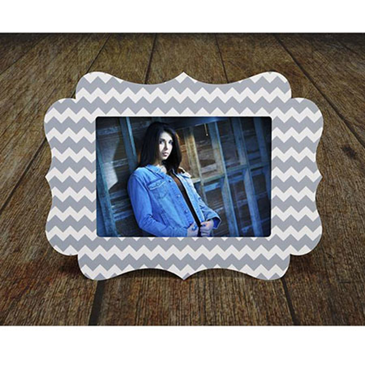 

TAP Chic Easel Stylish Diecut Frame, f/a 4x6" Photo, Pack of 100 Color: Grey