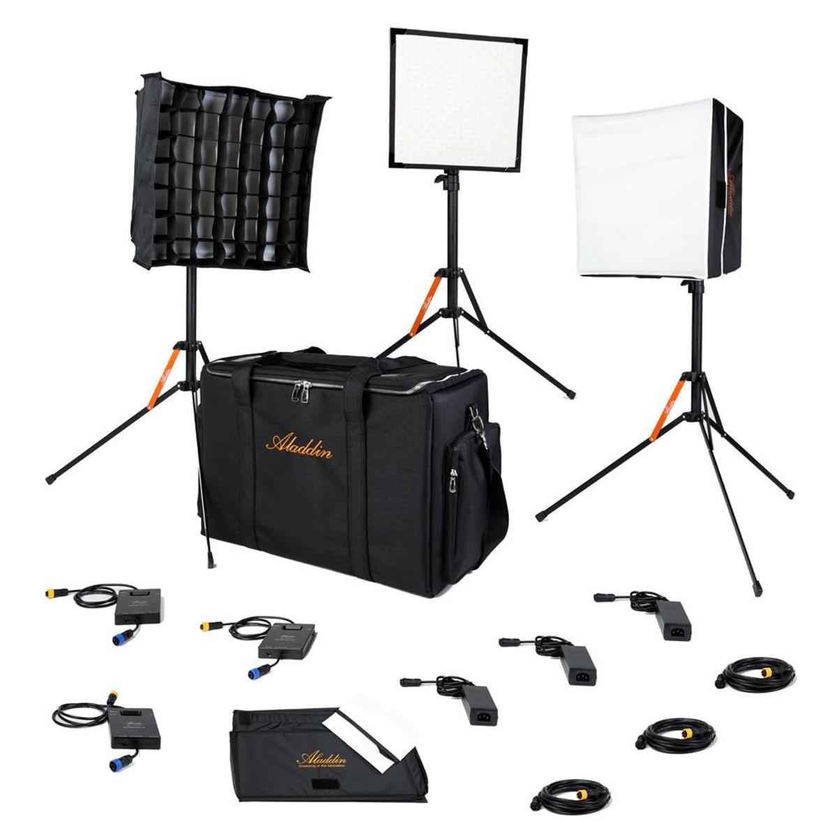 

Aladdin Bi-Flex1 Bi-Color LED Panel Kit, Includes 3x LED Panel