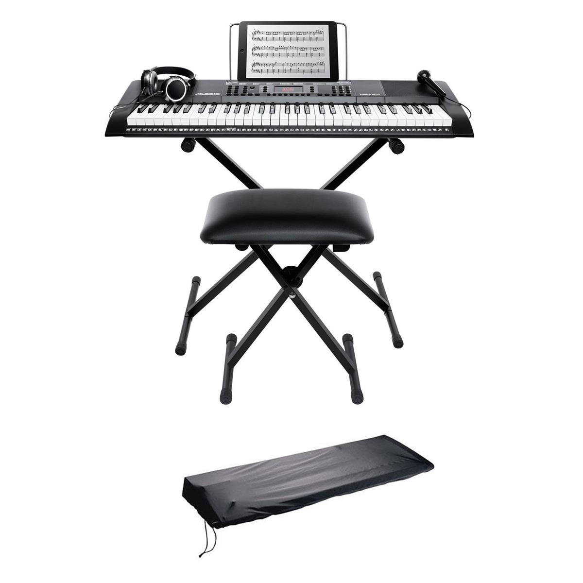 Image of Alesis lesis Harmony 61 MKII 61-Key Portable Keyboard with Dust Cover