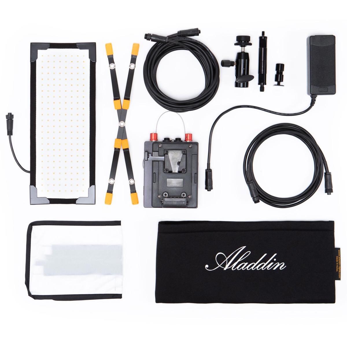

Aladdin Micro Bi-Flex M3 30W Bi-Color LED Panel with V-Mount Plate & Soft Case