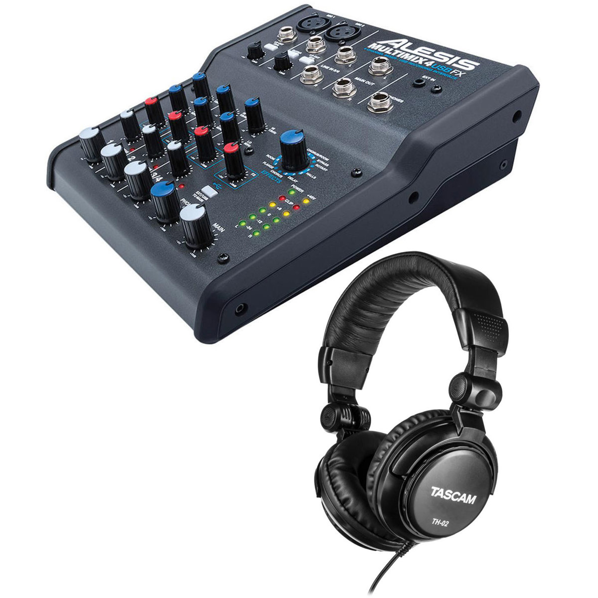 

Alesis MultiMix 4 USB FX 4-Channel Mixer with USB Audio Interface w/Headphones