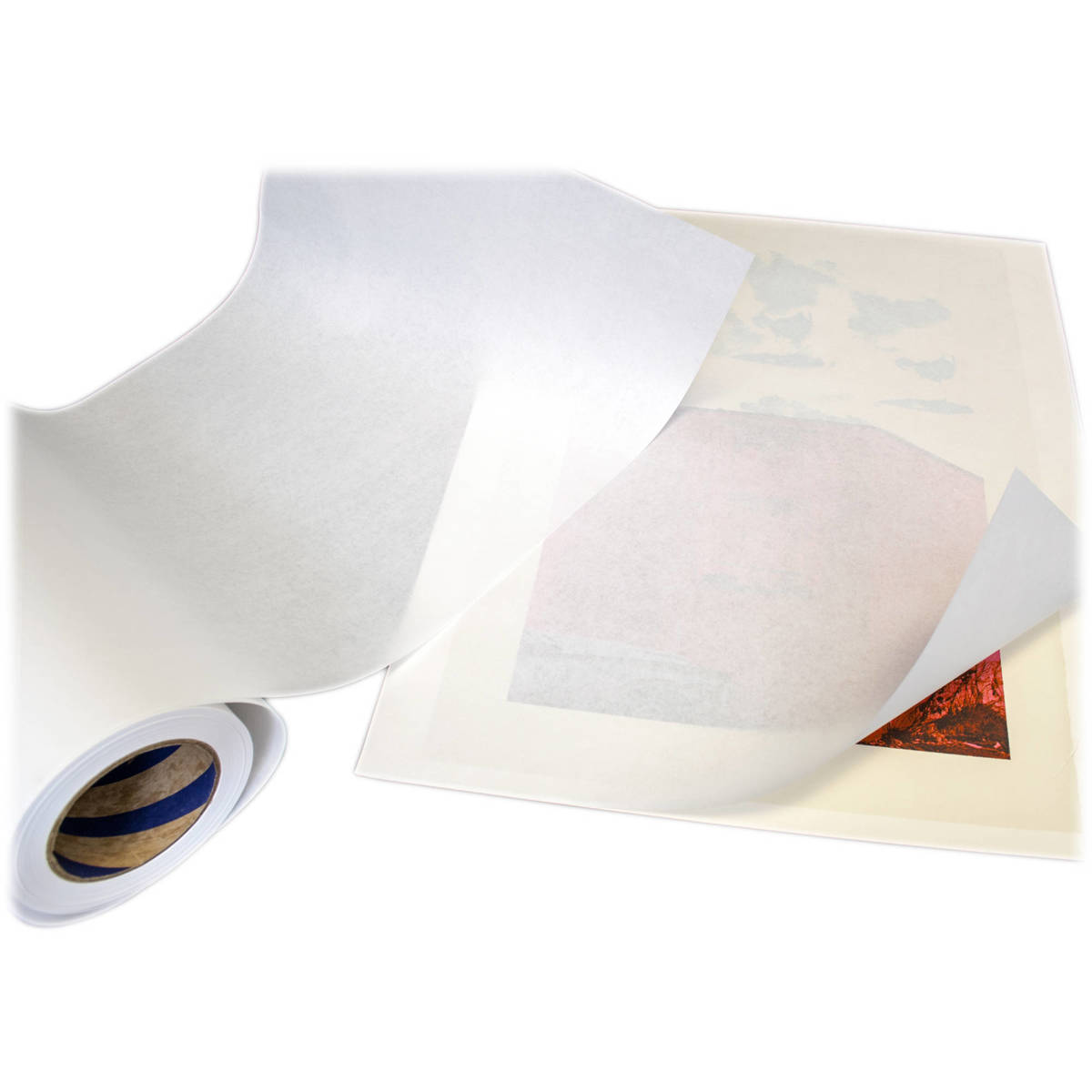 

Archival Methods Archival Thin White Paper, 45gsm, 34"x300' Roll