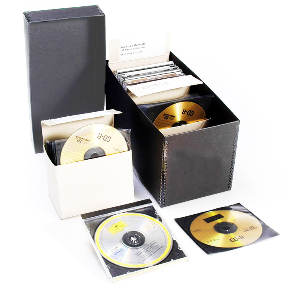 

Archival Methods CD/DVD Caddies, 3 Pack