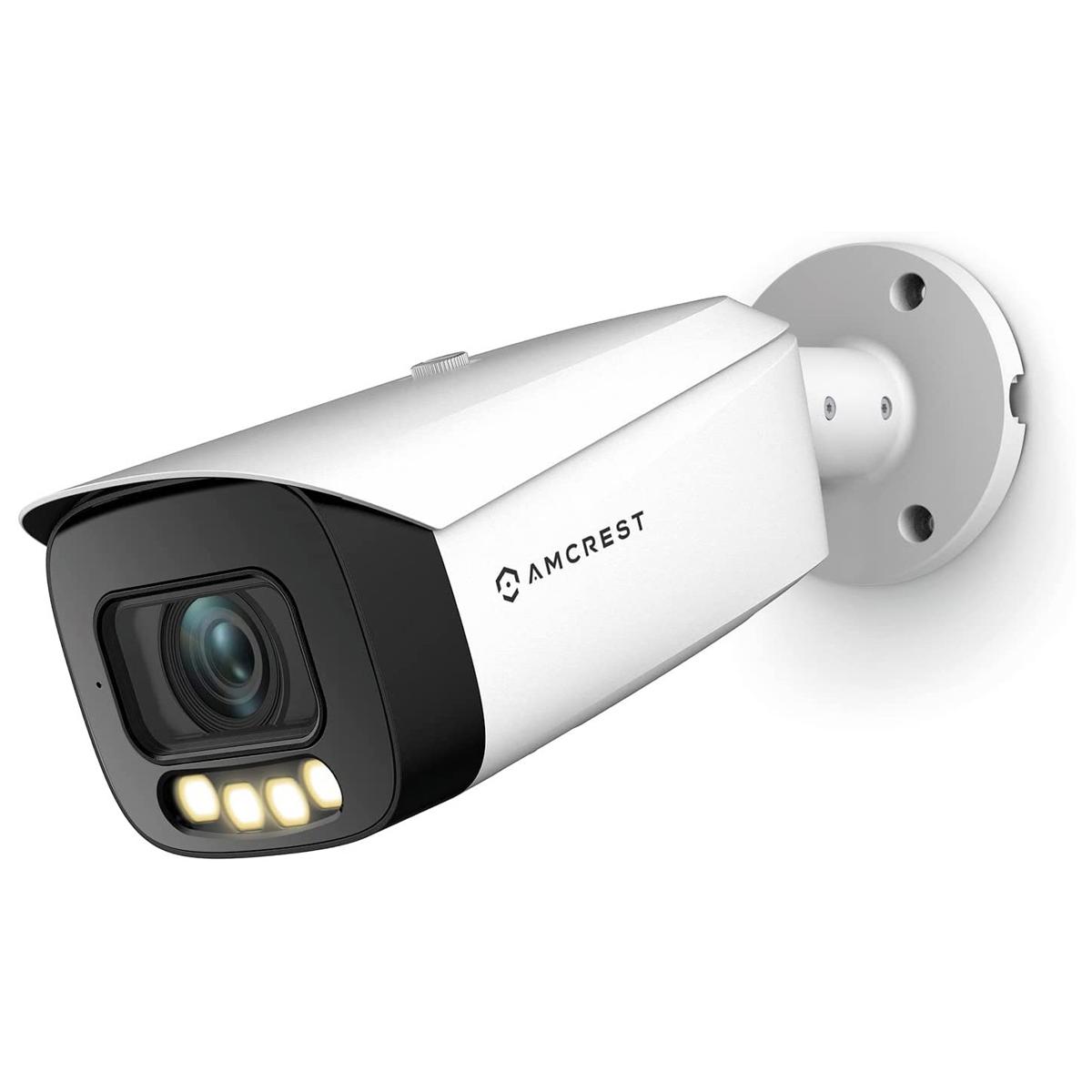 

Amcrest IP8M-TB2886EW-AI 8MP 4K UHD IP PoE AI Outdoor Bullet Camera, 2.8mm Lens