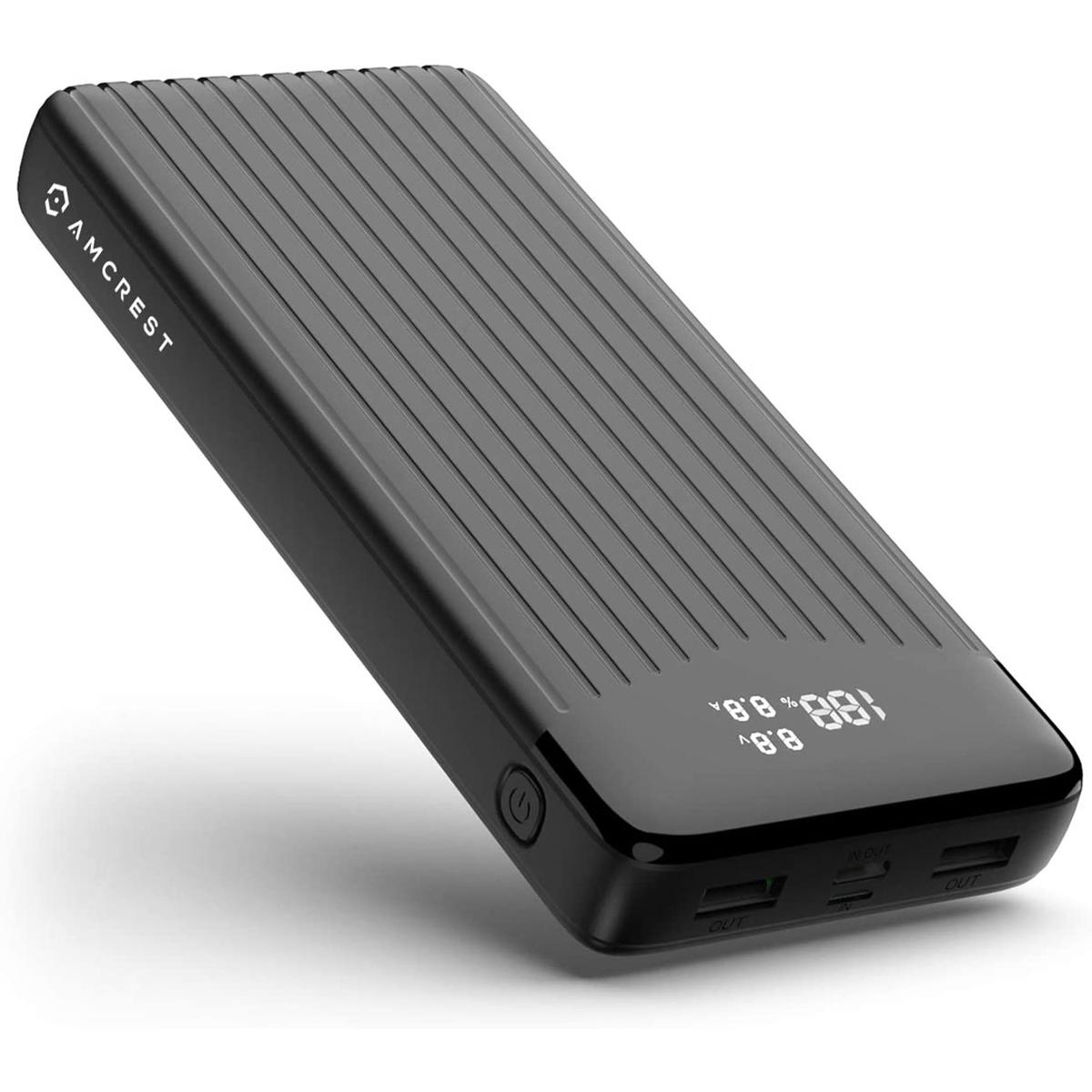 Image of Amcrest 22W 26800mAh USB-C Power Bank