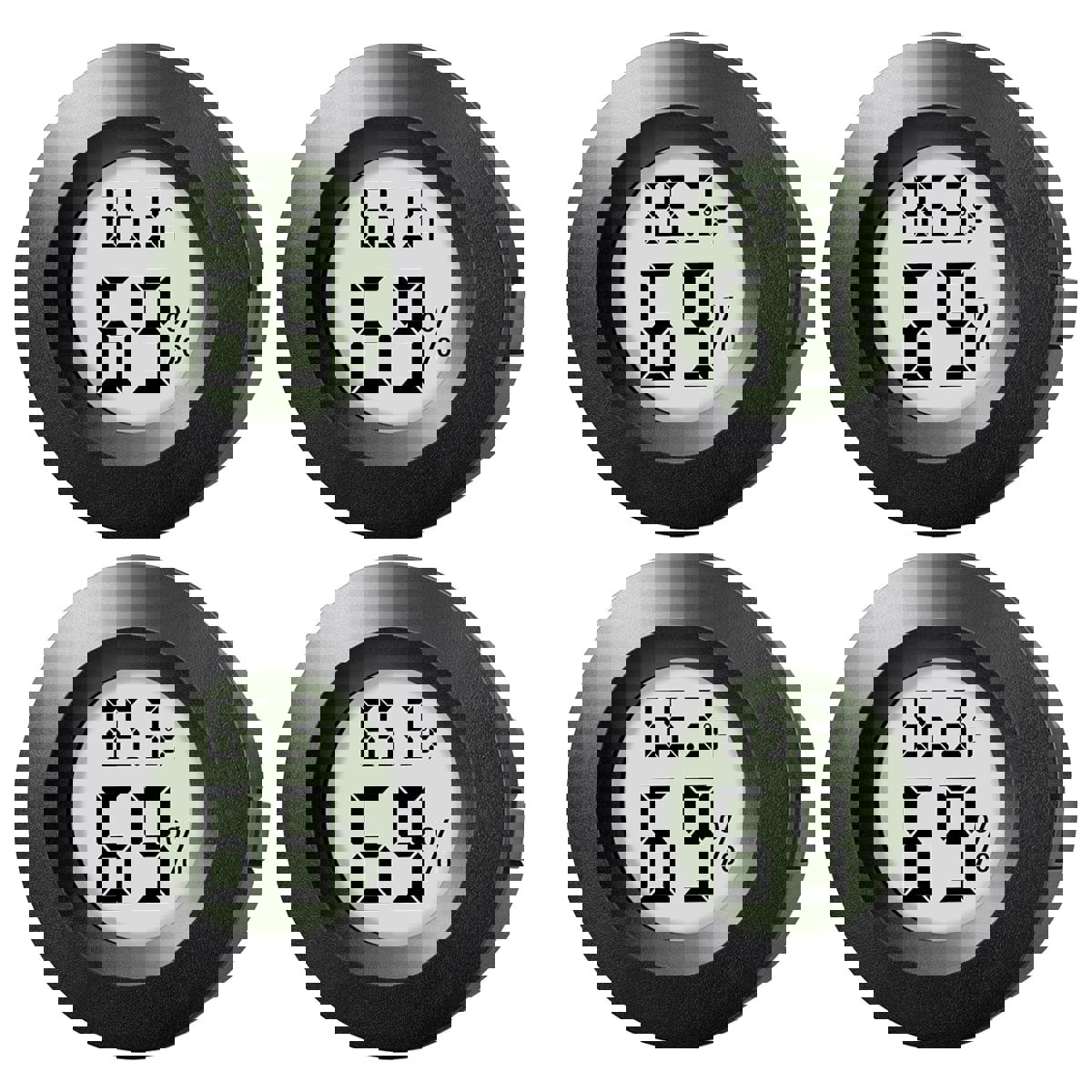 

Amazon Mini Hygrometer Thermometer, 4-Pack