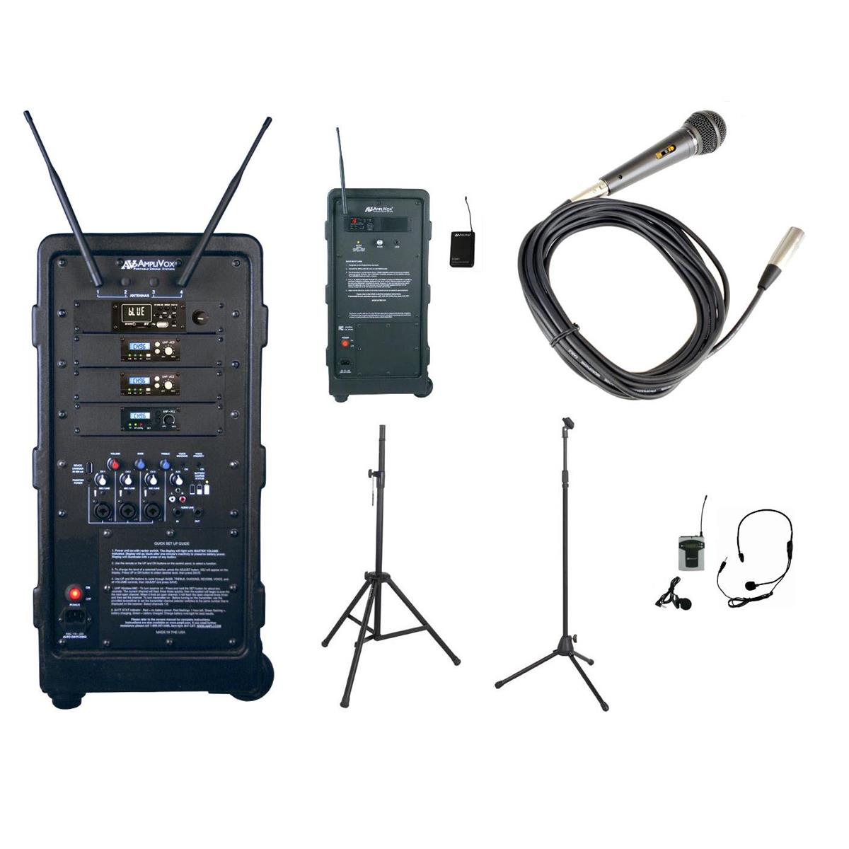Image of AmpliVox B9253 Premium Package with Lapel/Headset Microphone
