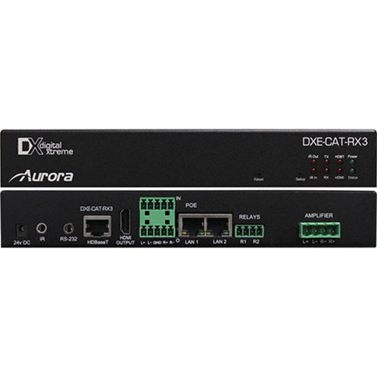 

Aurora Multimedia DXE-CAT-RX3 HDMI HDBaseT Extender with Relays