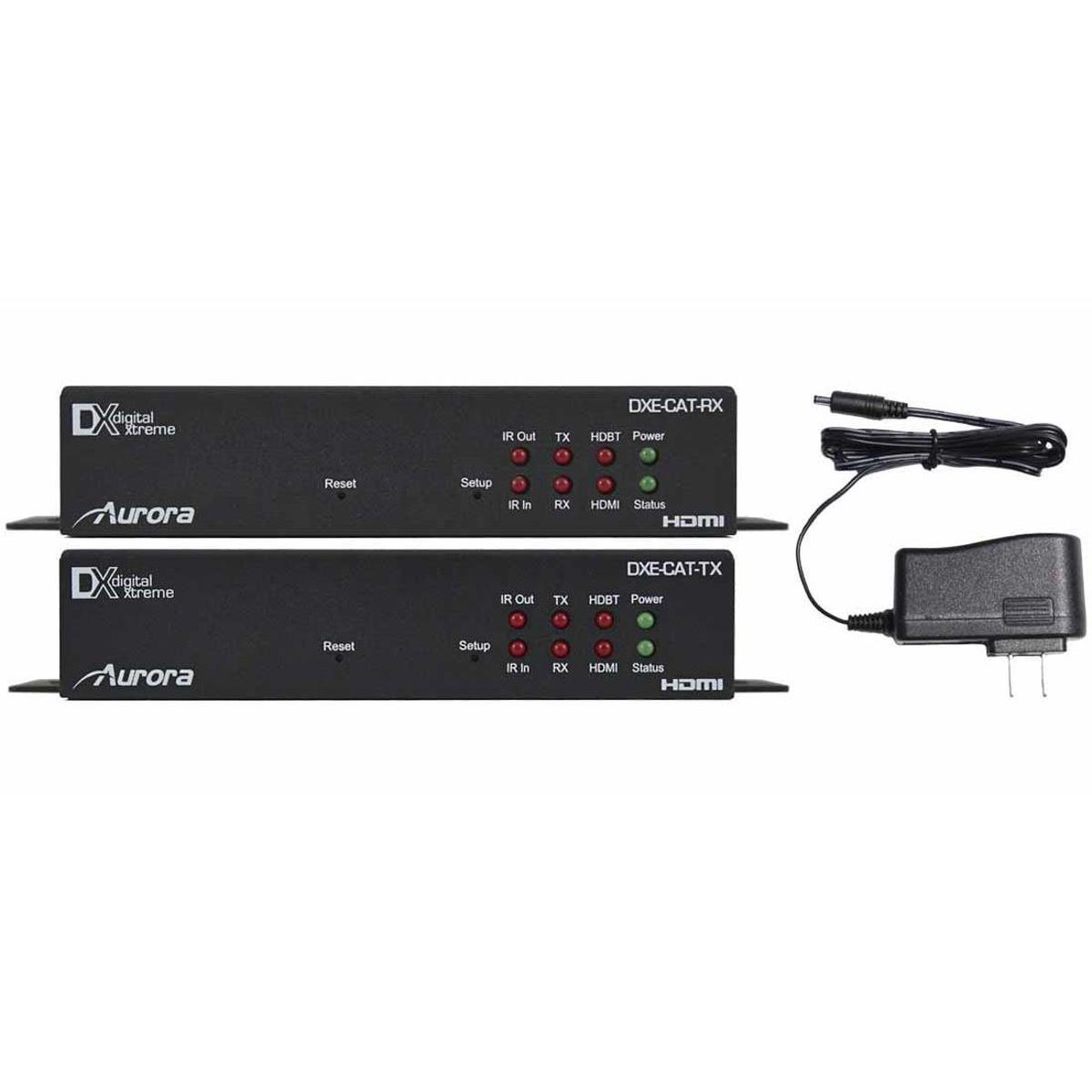 Image of Aurora Multimedia 330' HDMI HDBaseT CAT Extender Set with Dual LAN