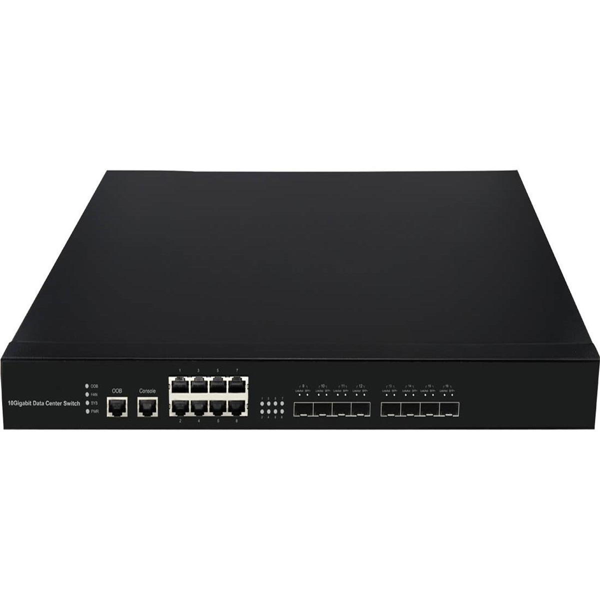

Aurora Multimedia Layer 3 Non-Blocking Switch with 8 10G SFP+ RJ45 Fixed Port
