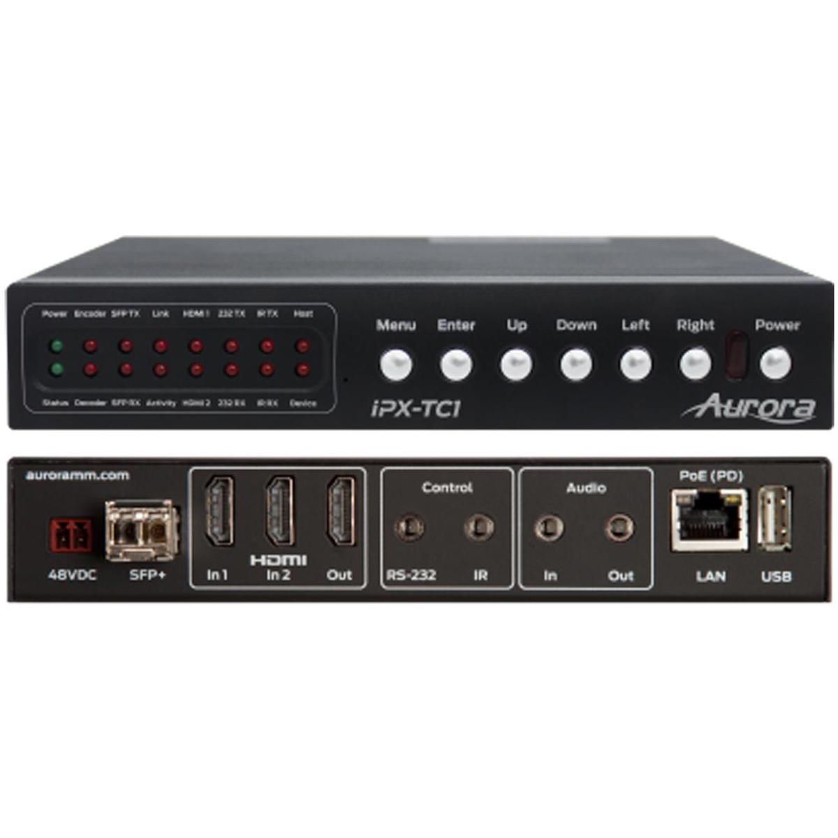 

Aurora Multimedia 4K IP Audio/Video Transceiver, SFP+ 10G Fiber Ethernet