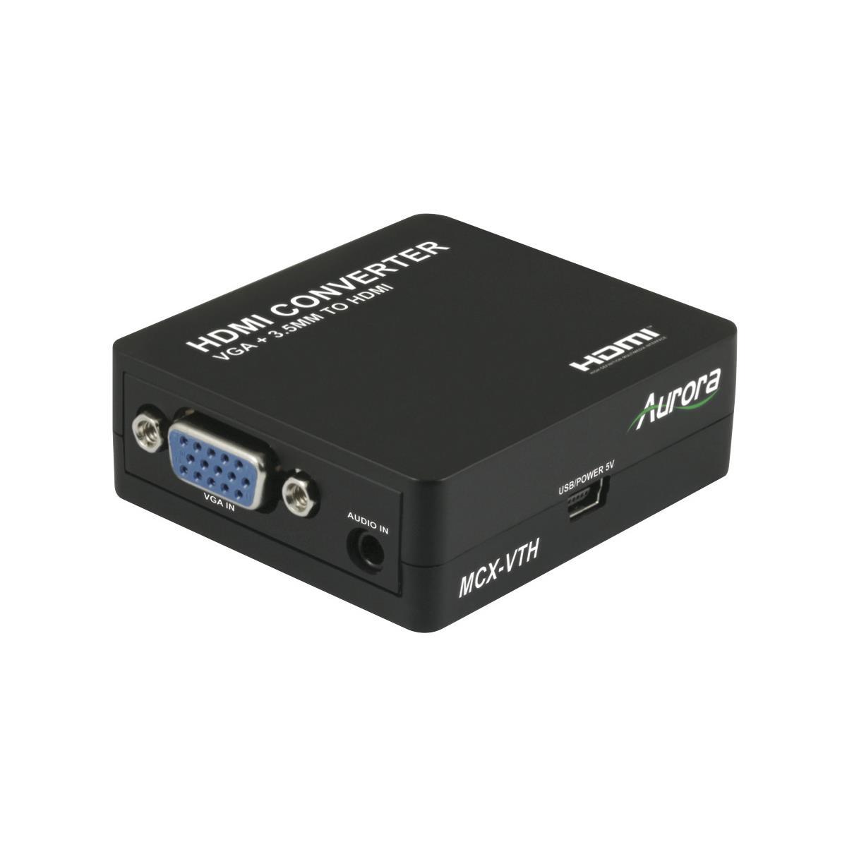 Image of Aurora Multimedia MCX-VTH VGA to HDMI Converter