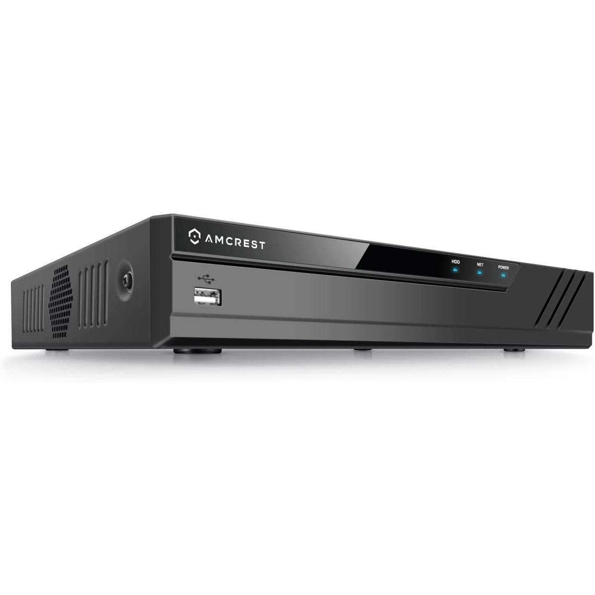 

Amcrest NV4116E-A2 4K 16-Channel H.265 8-Port PoE Network Video Recorder, No HDD