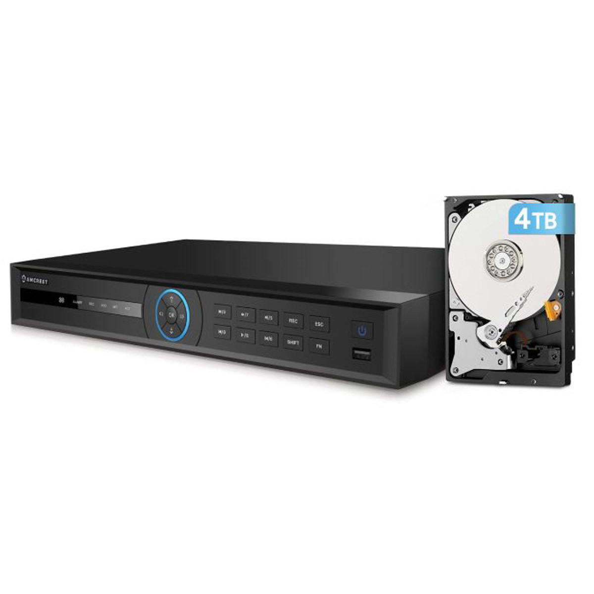 

Amcrest NV5232 4K UHD 32-Channel H.265 Network Video Recorder with 4TB HDD