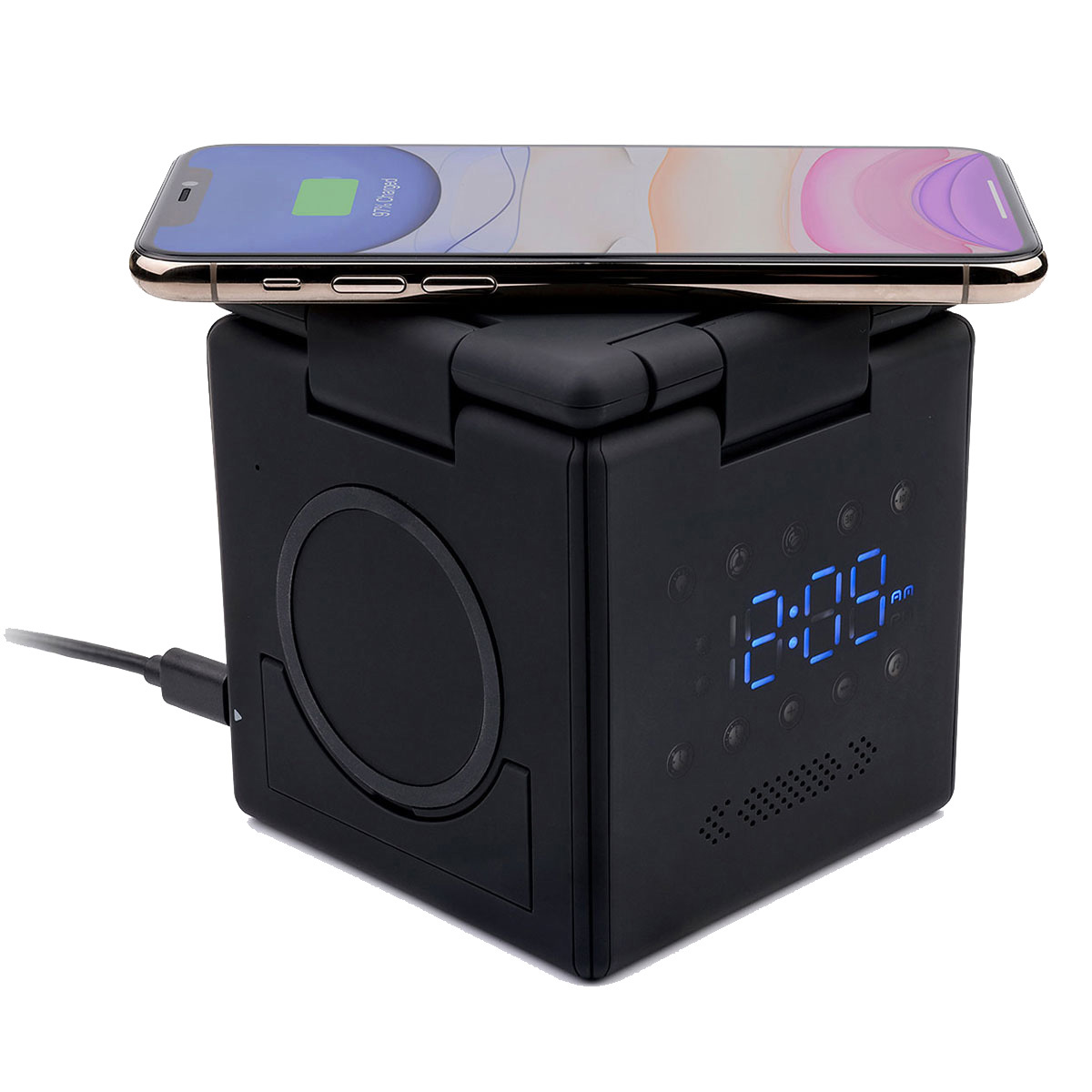 

Ampere HyperCube Wireless Charging Station and Sleep Aid, Black