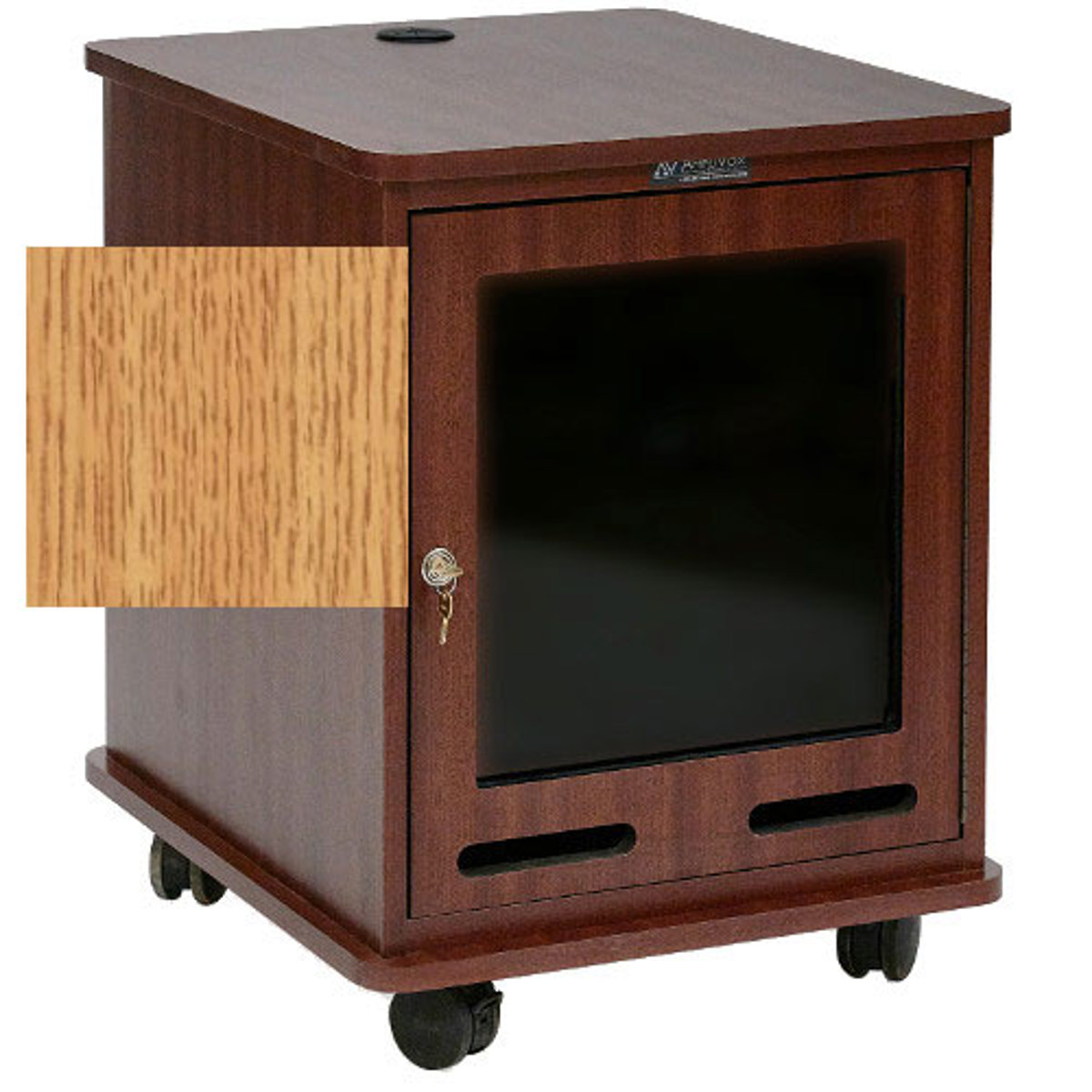 

AmpliVox RC1201 12U Rack Cabinet, Laminate, Oak