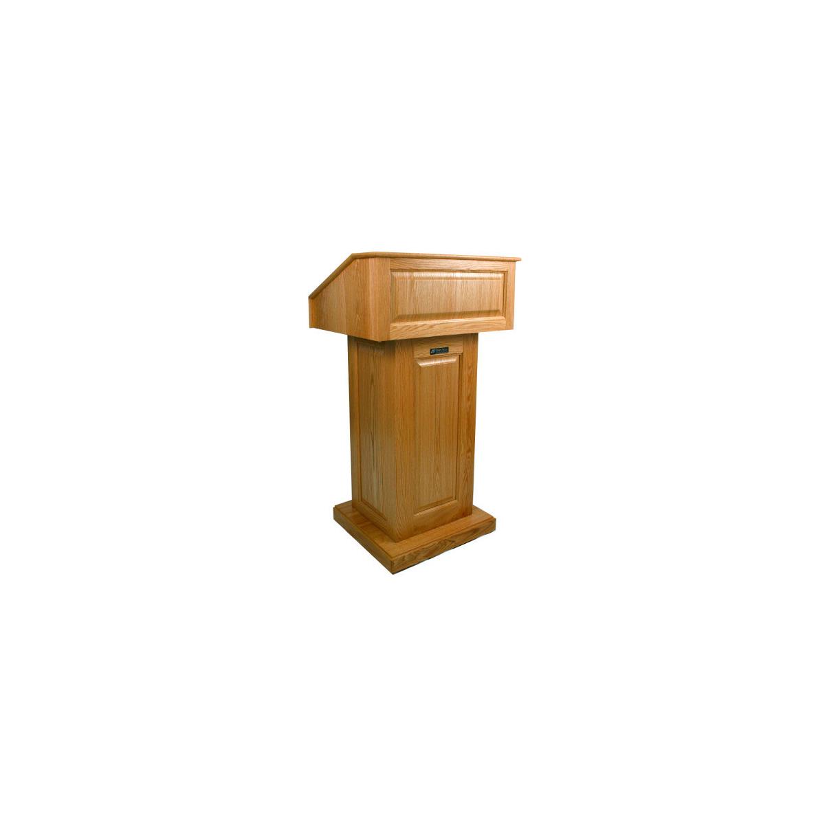 

AmpliVox SN3020 Victoria Lectern without Sound System, Natural Oak
