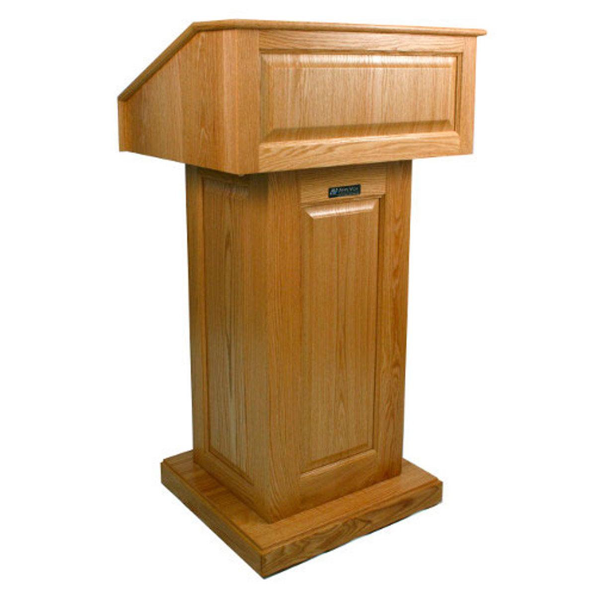 

AmpliVox Amplivox SN3020-OK Victoria Lectern - without Sound System - Natural Oak