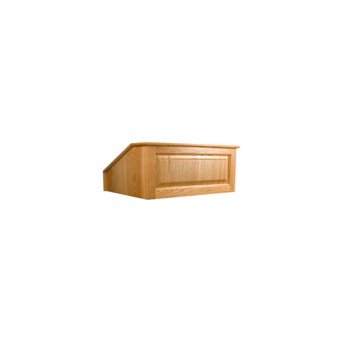 

AmpliVox Amplivox SN3020-OK Victoria Tabletop Lectern without Sound - Natural Oak