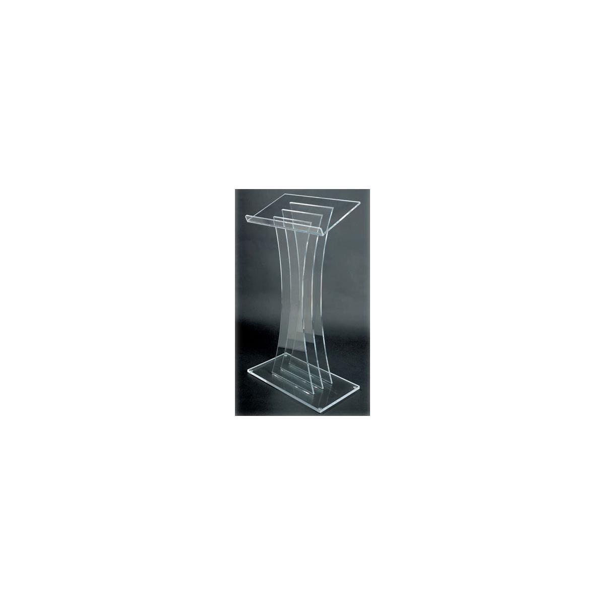 Image of AmpliVox SN3065 Contemporary Acrylic Lectern Pulpit