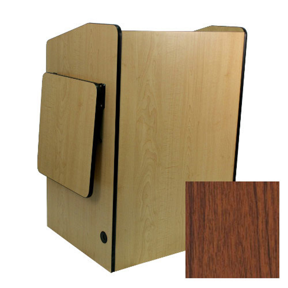 

AmpliVox Multimedia Presentation Podium without Sound System, Walnut