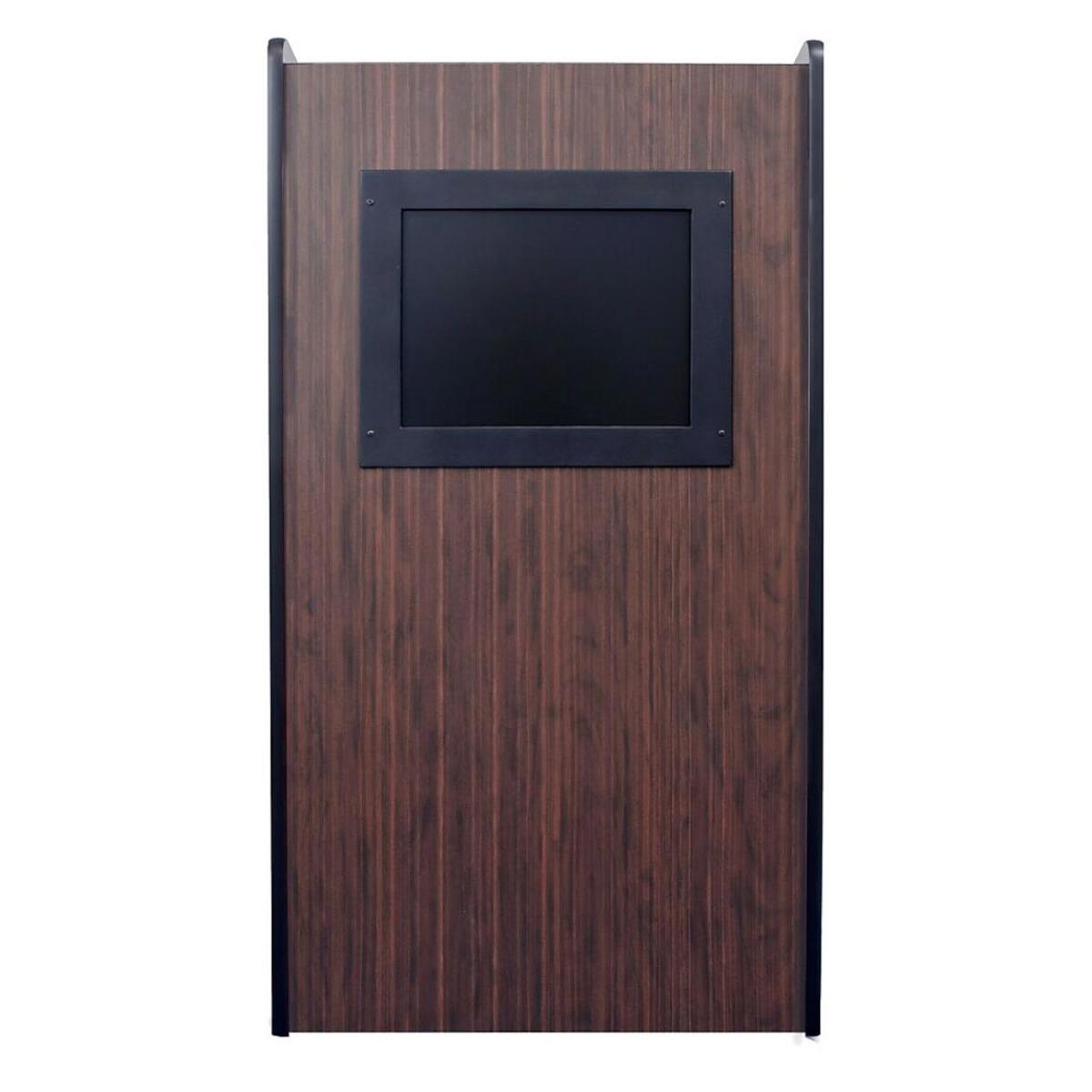 

AmpliVox SN3265 Visionary Multimedia Lectern with LCD Screen, Walnut